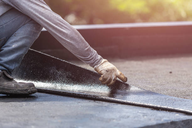 Professional Basement Waterproofing technician working in Allenwood, NJ